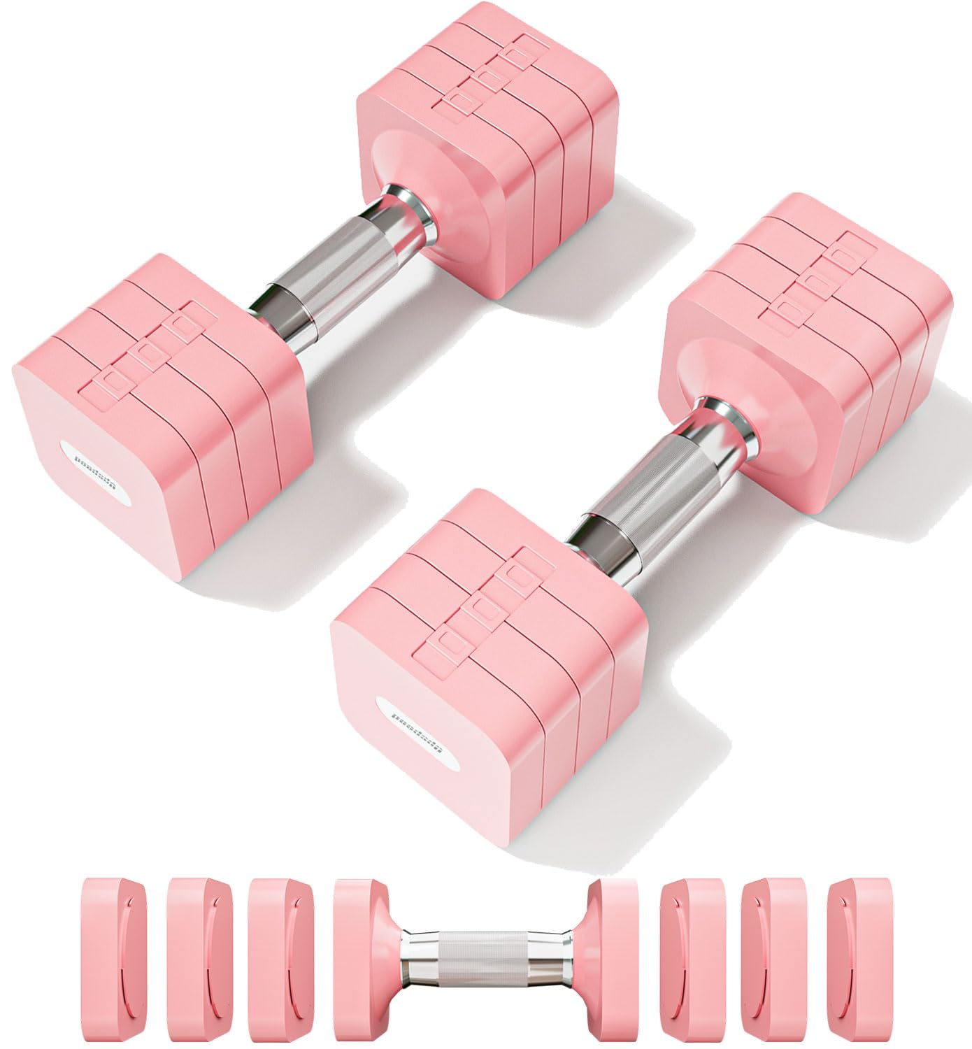 15LB 4-in-1 Adjustable Dumbbell Set